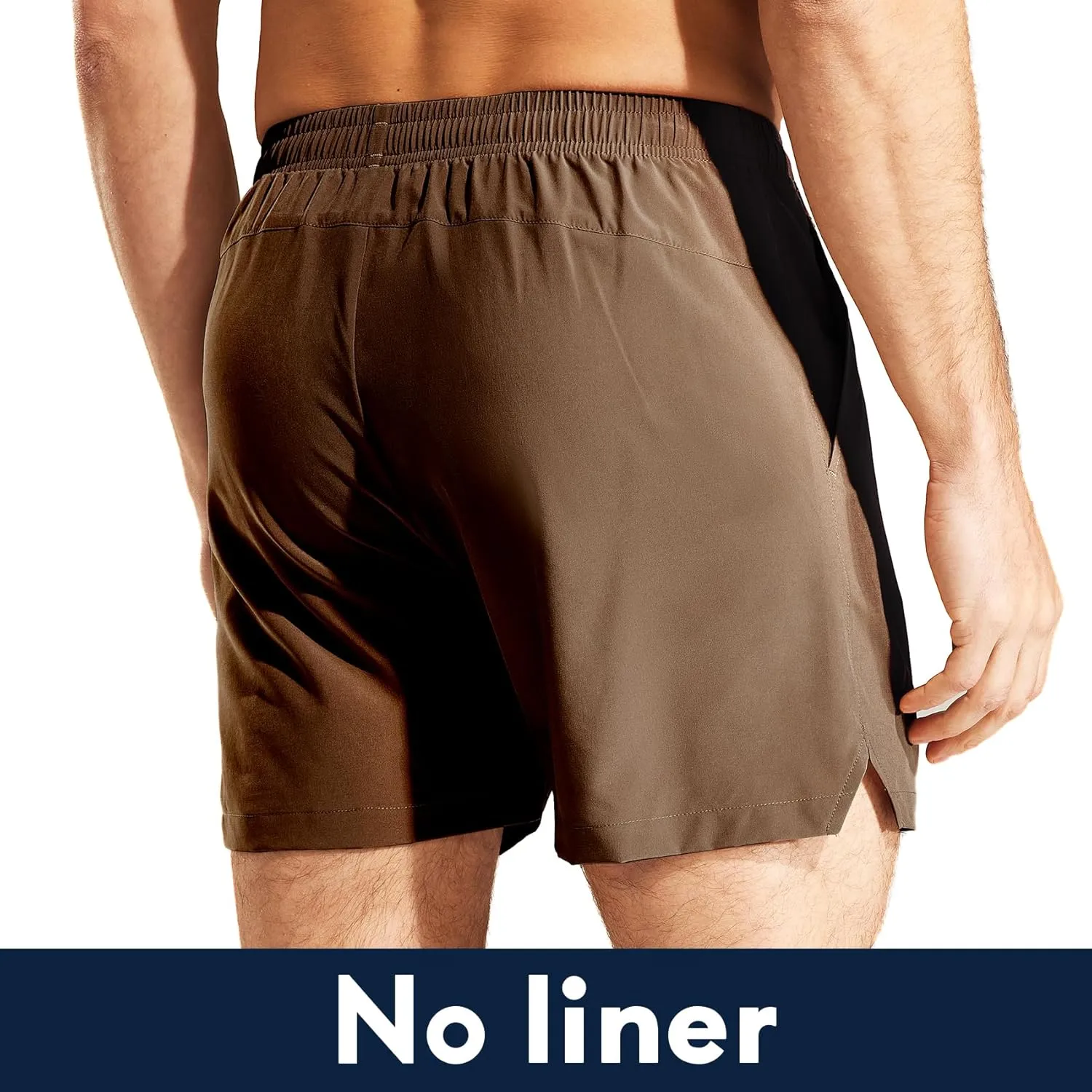 Haimont 5 Inch Mens Dry Fit Running Athletic Shorts with Pockets, Water Resistant Lightweight Quick Dry Gym Workout Shorts
