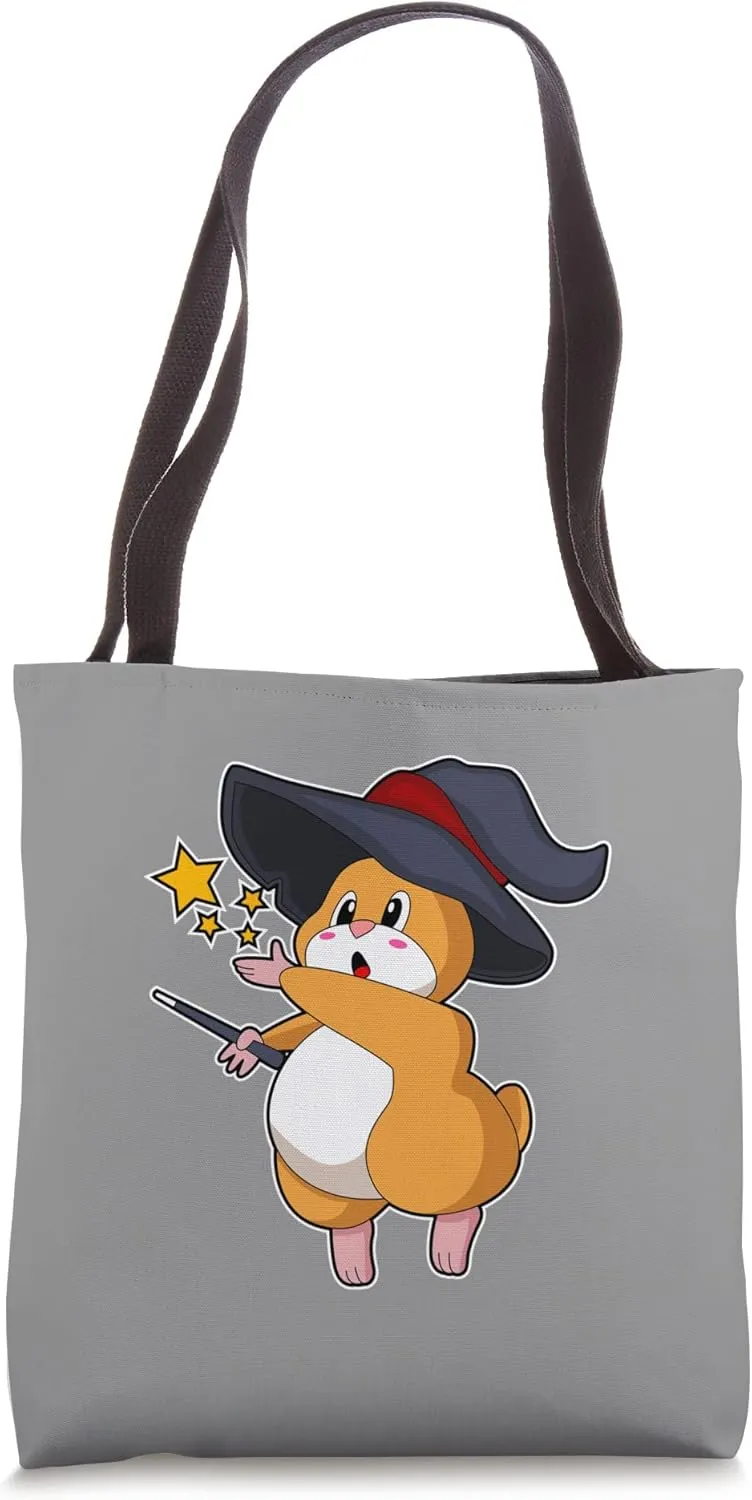 Hamster Wizard Magic wand Tote Bag
