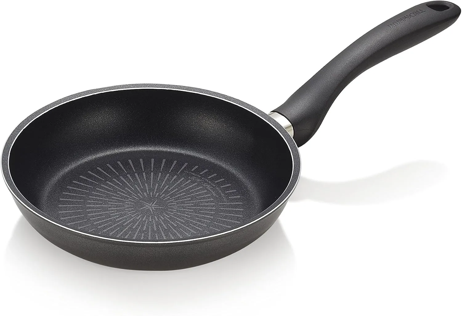 Happycall Induction Titanium Nonstick Frying Pan, Grey, PFOA-free, Skillet, Dishwasher Safe (8inch)