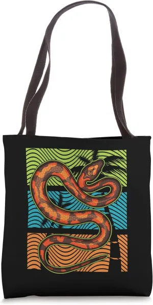 Hawaii Snake Retro Reptile Tote Bag