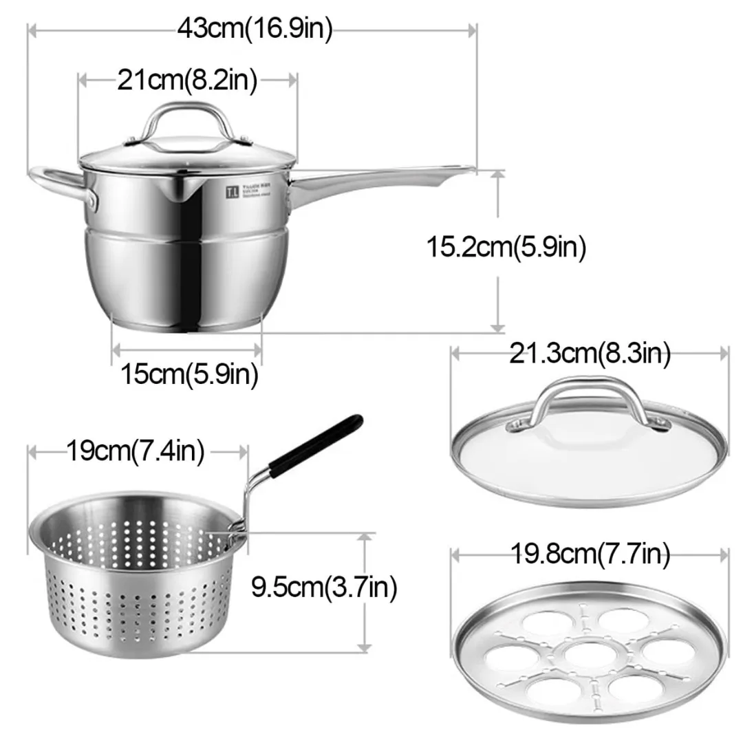 Heat Master Fry & Steam Cookpot