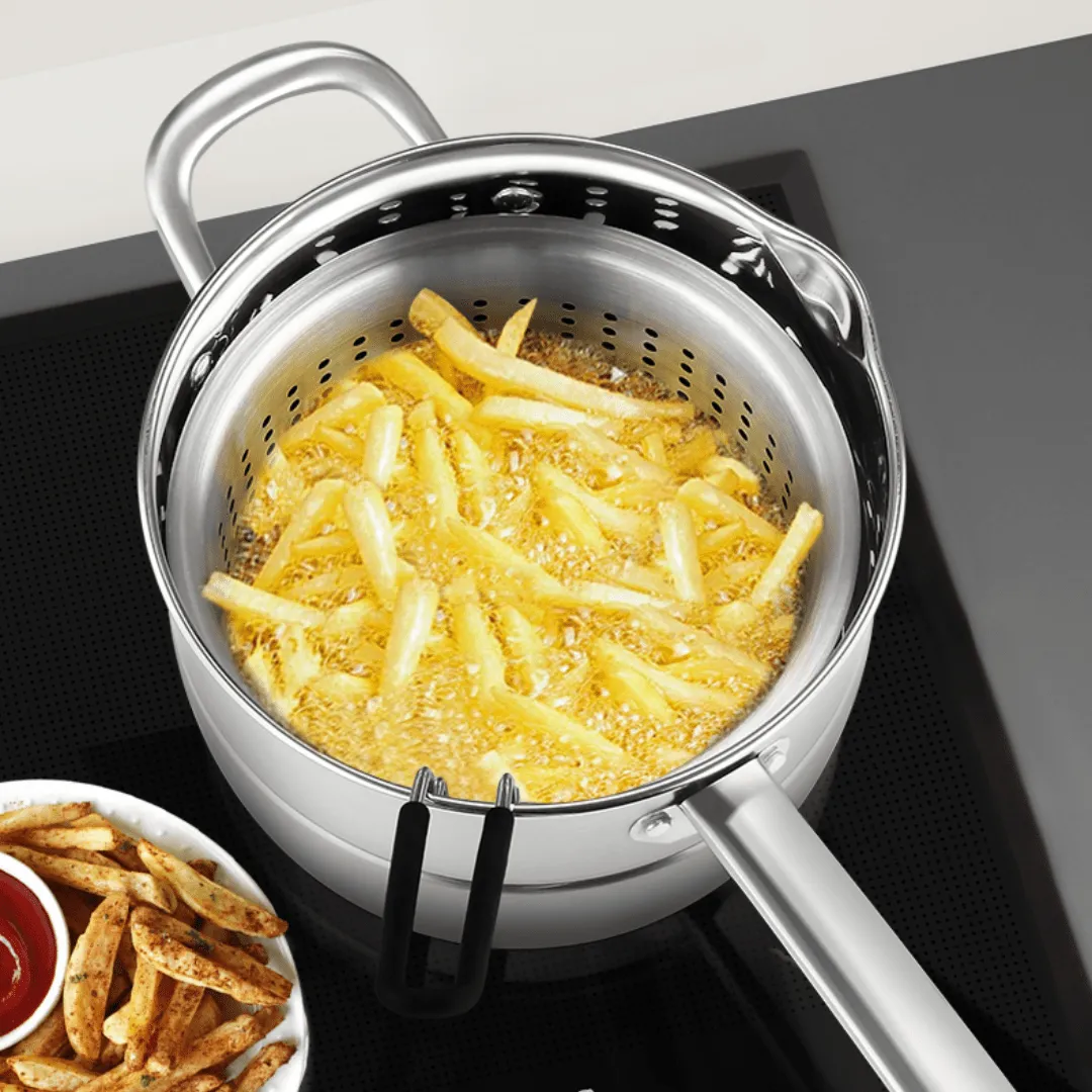 Heat Master Fry & Steam Cookpot