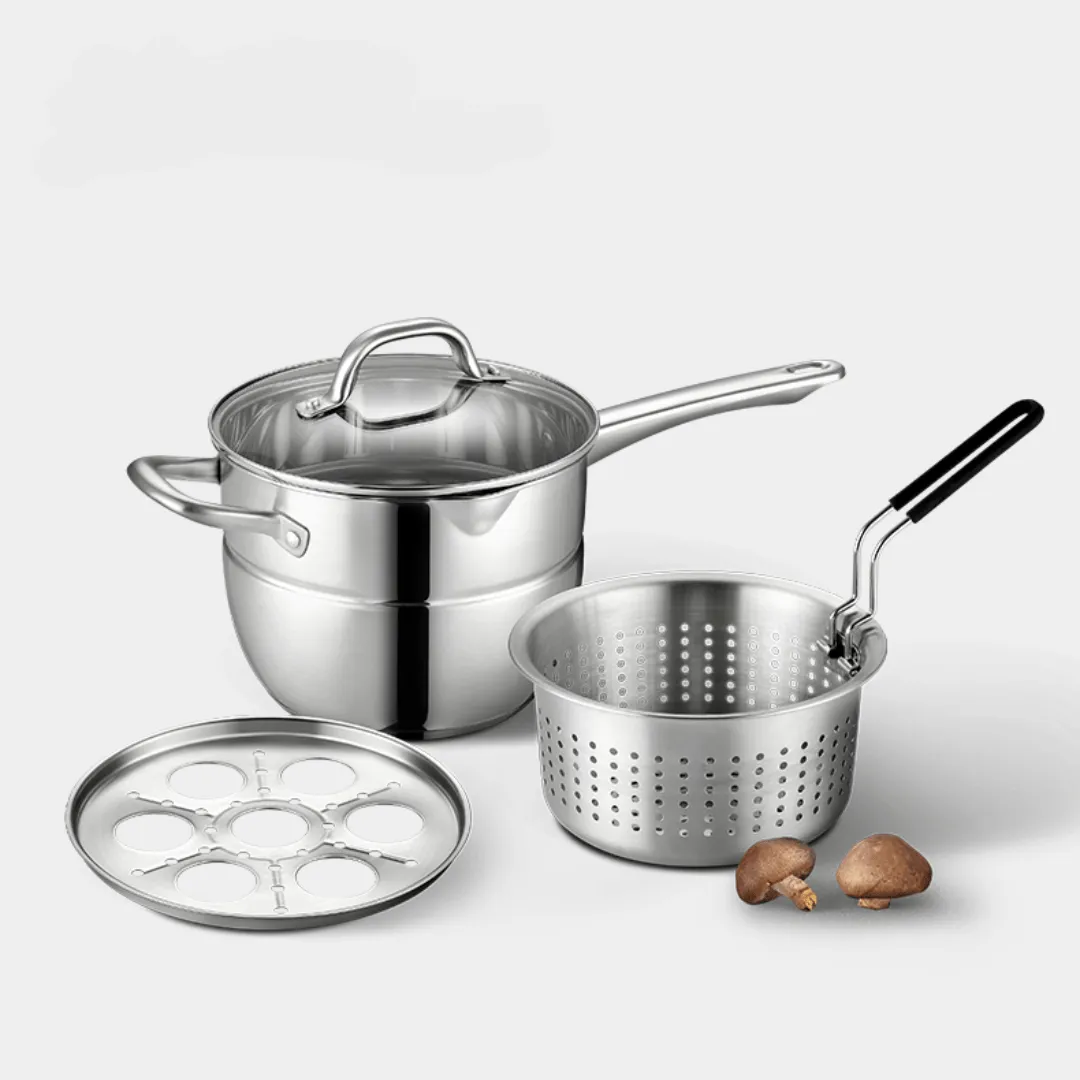 Heat Master Fry & Steam Cookpot