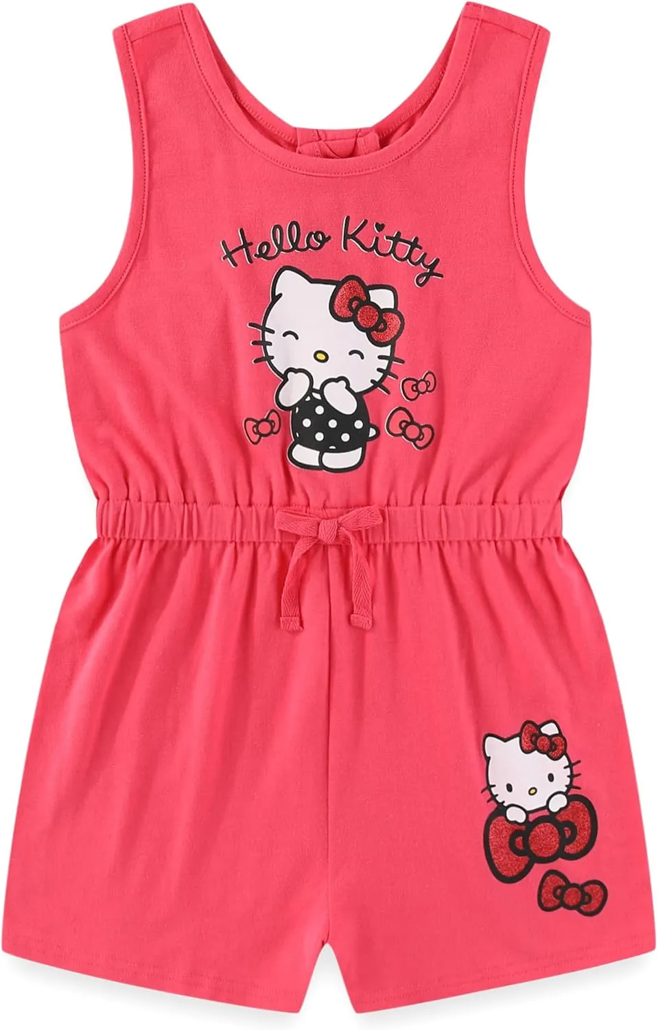 Hello Kitty Sanrio Girls 2 Pack Rompers for Toddlers and Big Kids