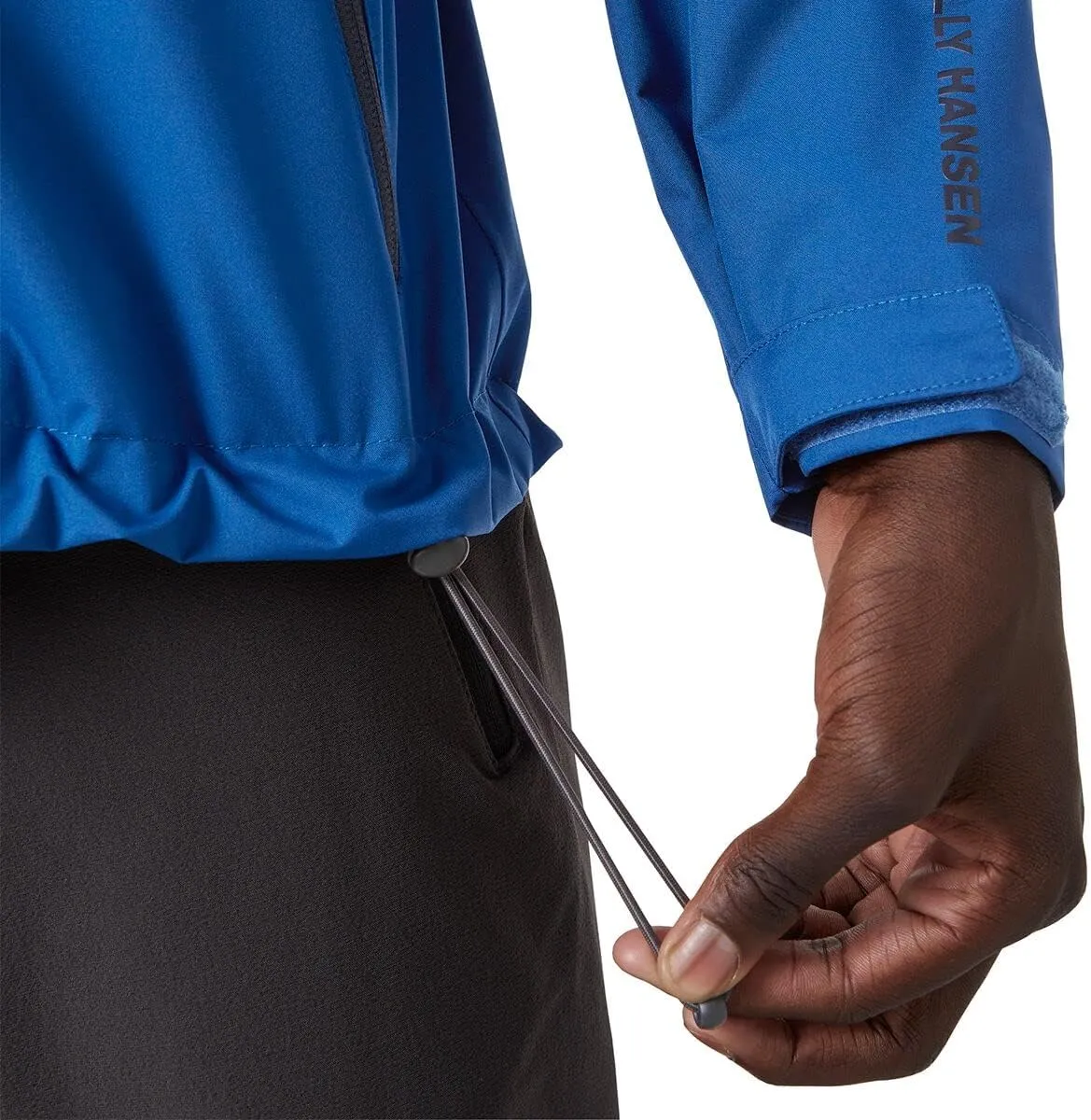 Helly Hansen Men's Crew Midlayer Fleece Lined Waterproof Windproof Rain Jacket