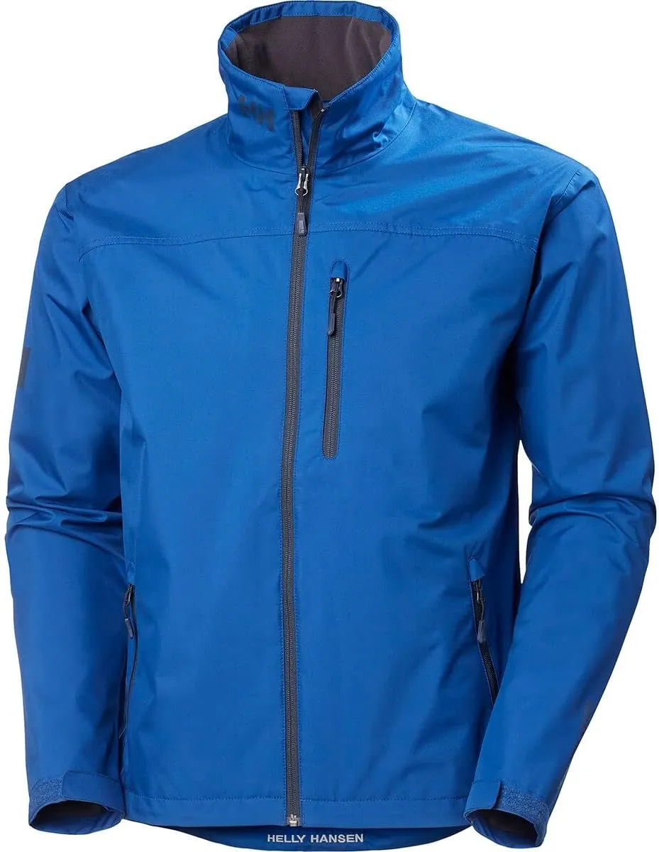Helly Hansen Men's Crew Midlayer Fleece Lined Waterproof Windproof Rain Jacket