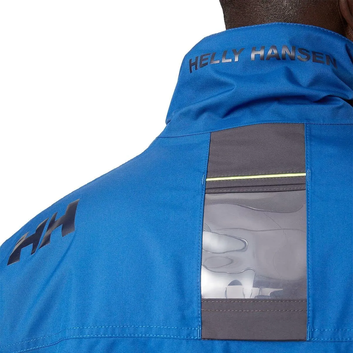 Helly Hansen Men's Crew Midlayer Fleece Lined Waterproof Windproof Rain Jacket