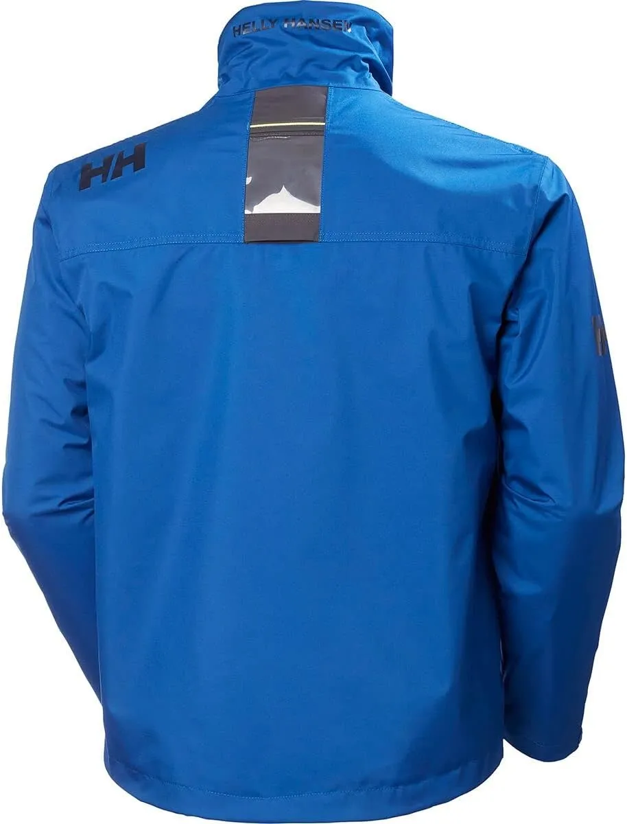 Helly Hansen Men's Crew Midlayer Fleece Lined Waterproof Windproof Rain Jacket