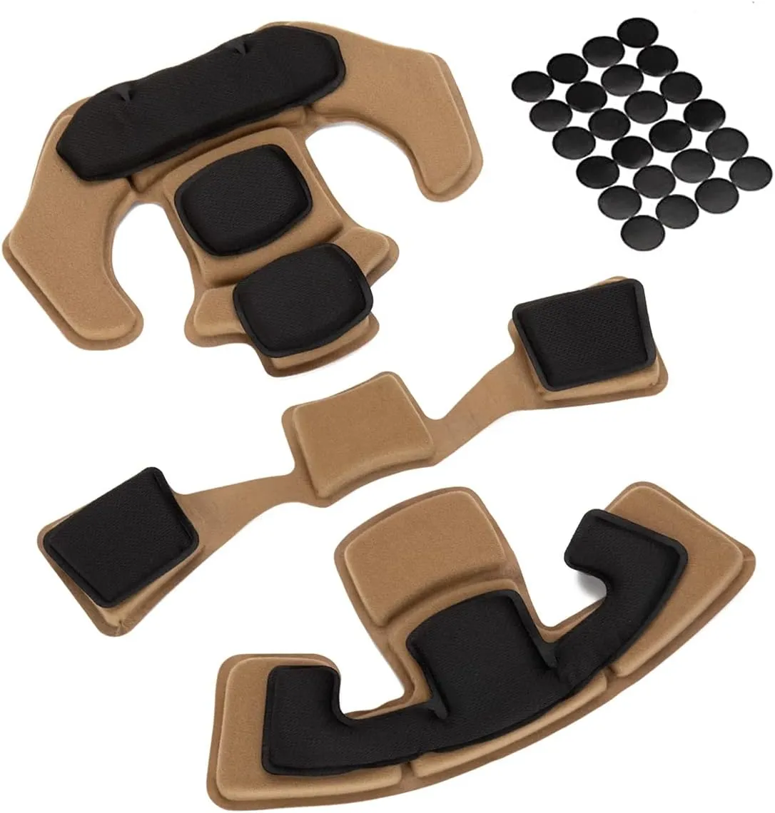 Helmet Padding Memory Foam Pad Protective Mat Helmet Padding Kit for ACH MICH Team Wendy FMA EXF Helmet