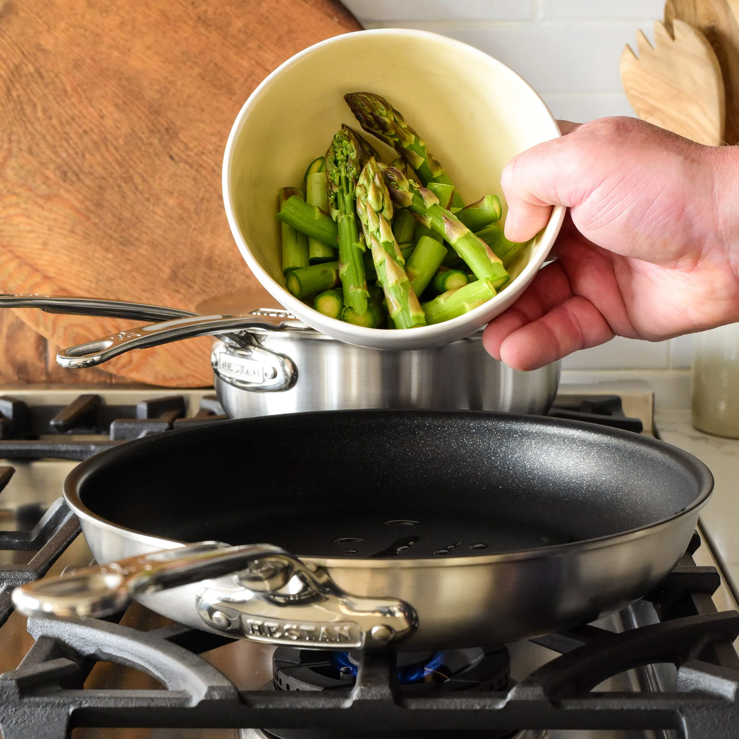 Hestan Thomas Keller Insignia 8.5" Nonstick Stainless Steel Open Saute Pan