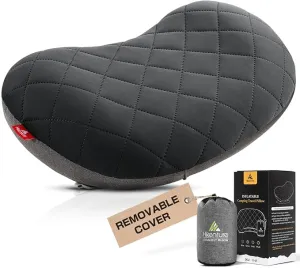 Hikenture Camping Pillow, Inflatable Air Pillow with Removable Cover, Backpacking Pillow for Sleeping, Ultralight Blow Up Pillows, Portable&Compact Hiking Pillow for Beach, Travel, Outdoor(Grey)