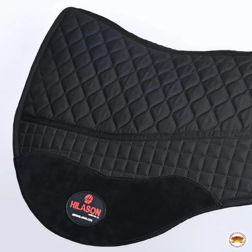 HILASON Western Endurance Round Skirt All Purpose Horse Saddle Pad | Saddle Pad for Horse Riders | Saddle Pads Western| Horses Saddle Pads | Horse Riding Pads | Western Saddle Pads for Horses
