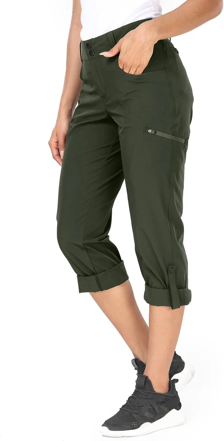 Holipick Women's Hiking Cargo Pants Lightweight Quick Dry Waterproof Outdoor Camping Travel Golf Pants with Pockets UPF 50 