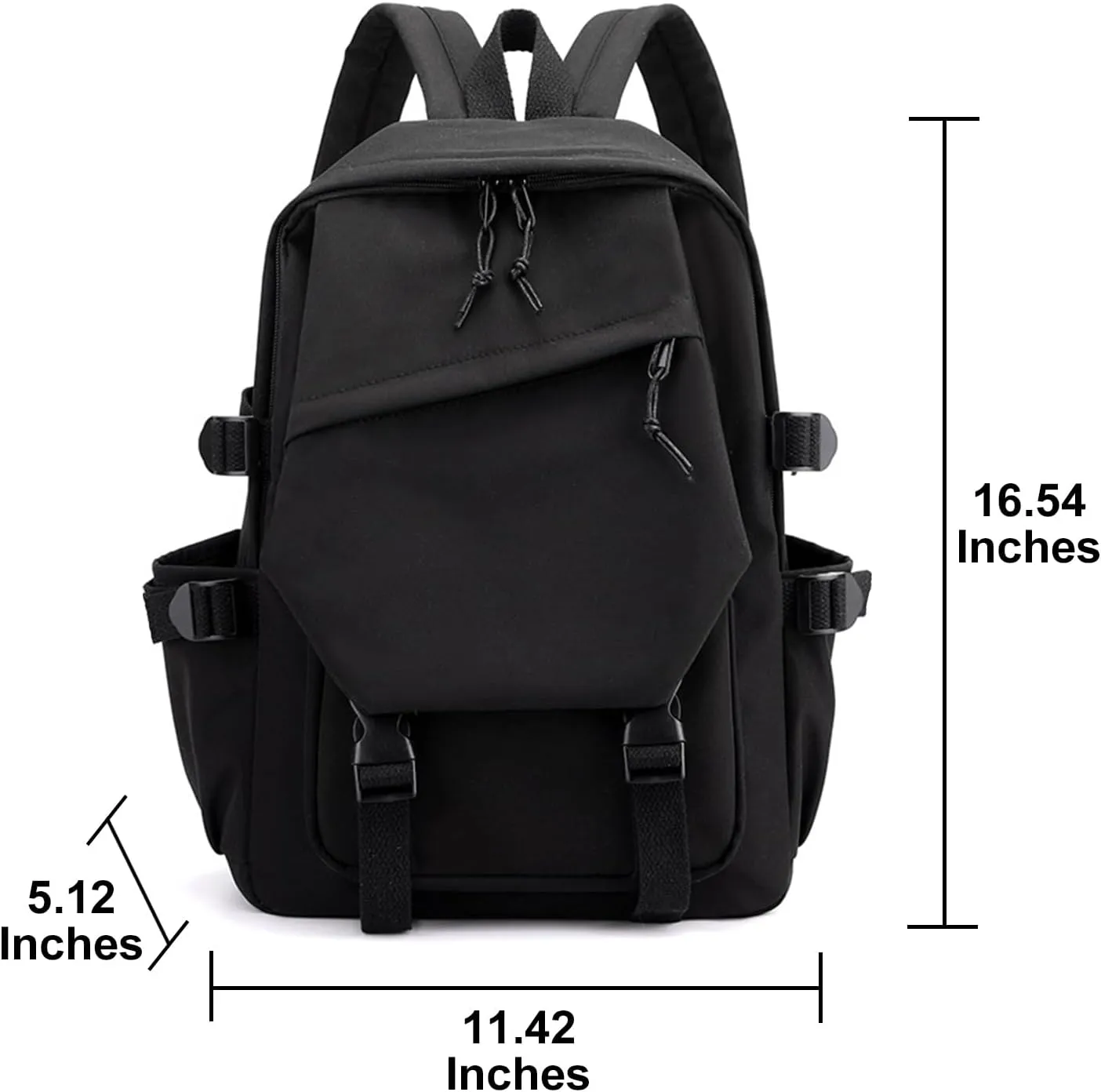 Honkai Star Rail Backpack Women Men Unisex Robin Rucksack Firefly Black Bag HSR Kawaii Anime Backpack (Black-Blade)