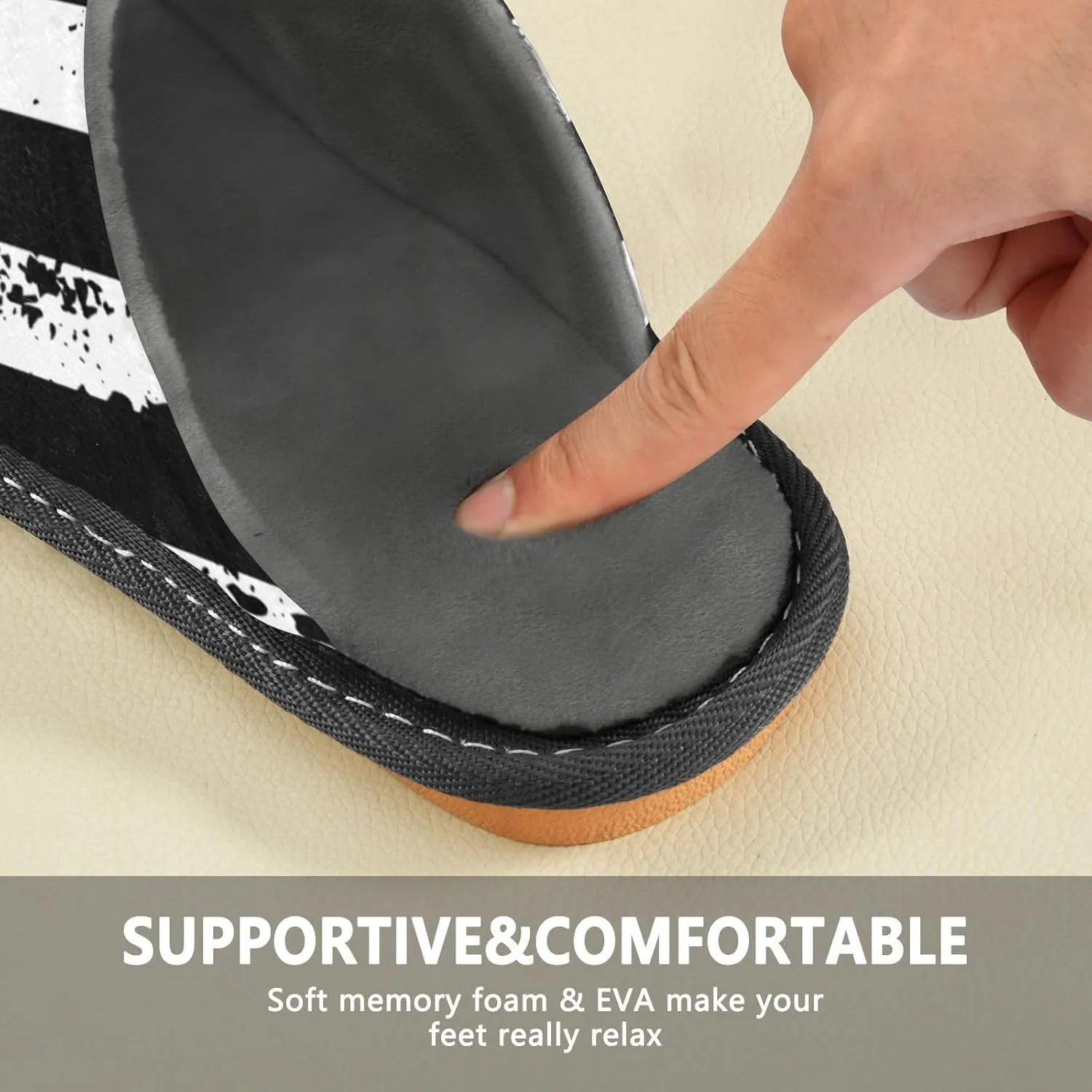 House Slippers for Women Slippers Indoor Home Shoes for Bedroom Hotel Travel Spa