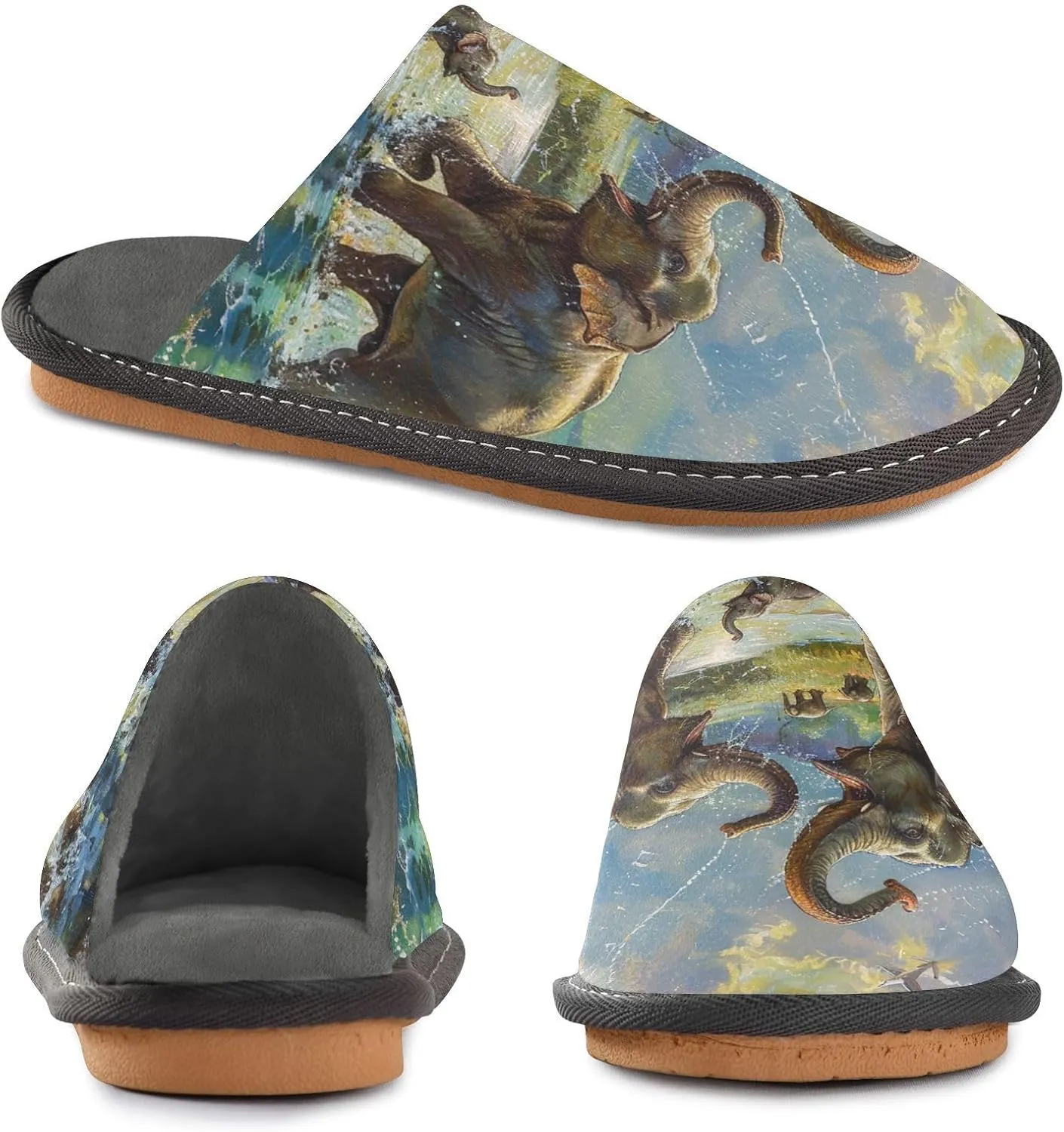 House Slippers for Women Slippers Indoor Home Shoes for Bedroom Hotel Travel Spa