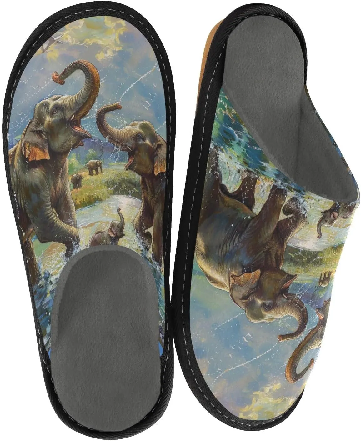 House Slippers for Women Slippers Indoor Home Shoes for Bedroom Hotel Travel Spa