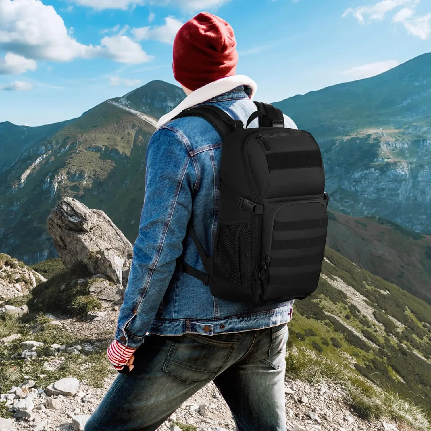 HUNTVP Military MOLLE Backpack Hunting Rucksack Gear Tactical Backpack Assault Pack 25L