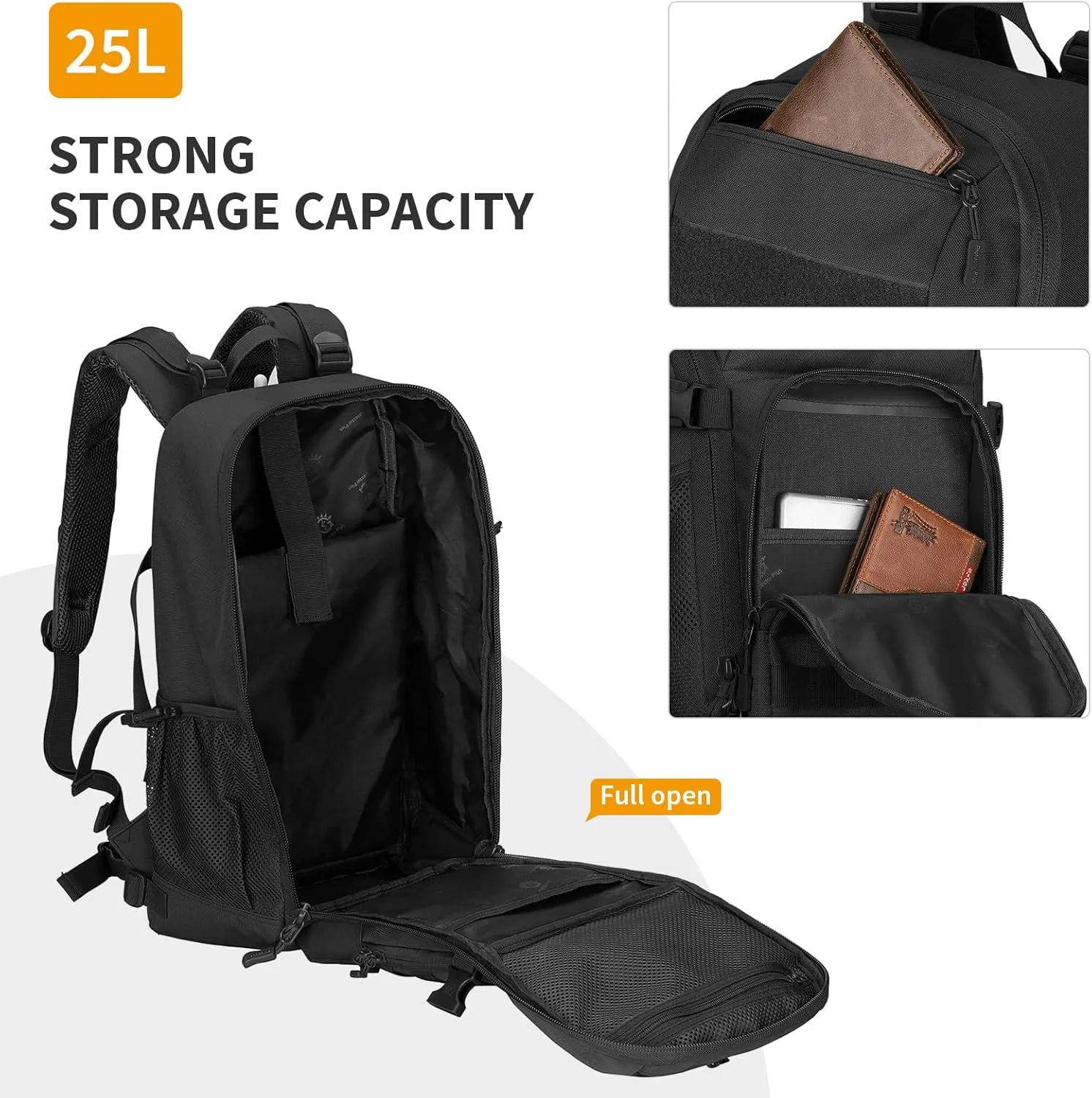 HUNTVP Military MOLLE Backpack Hunting Rucksack Gear Tactical Backpack Assault Pack 25L