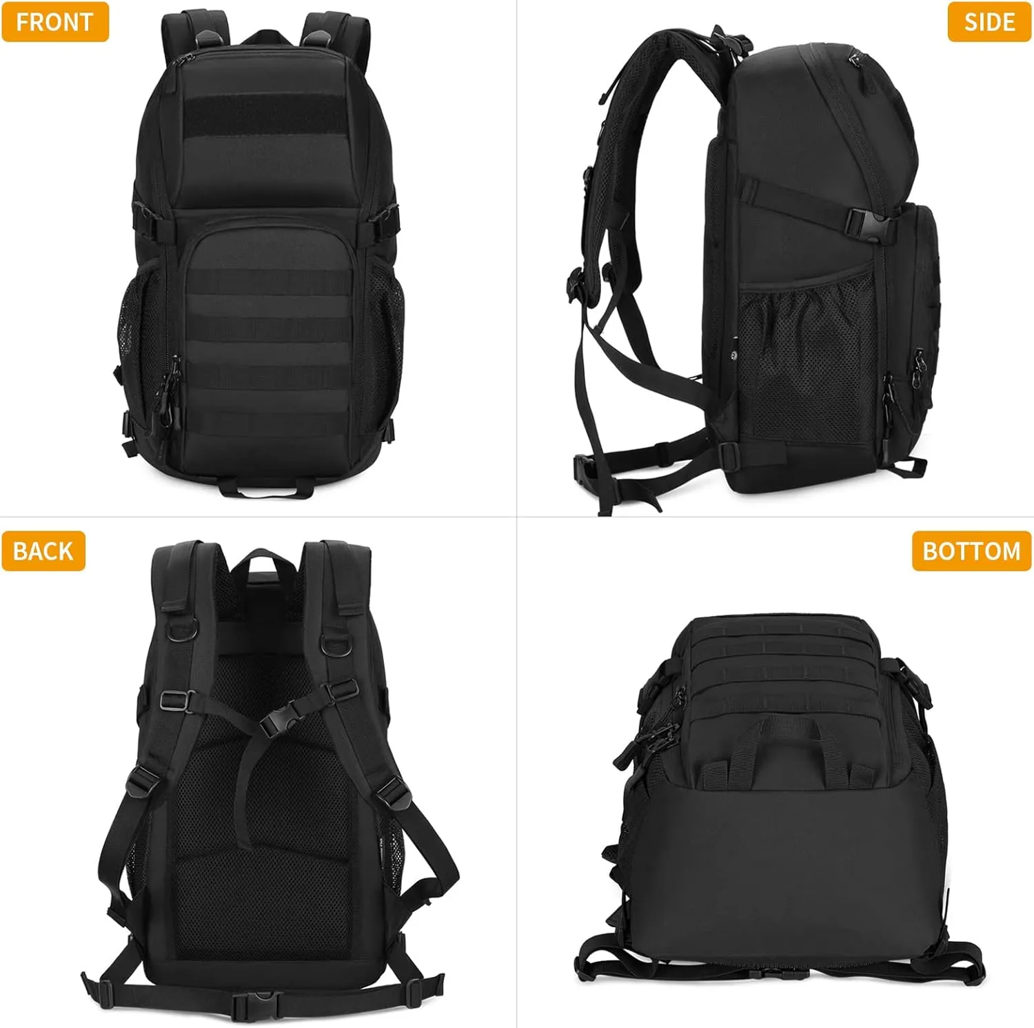 HUNTVP Military MOLLE Backpack Hunting Rucksack Gear Tactical Backpack Assault Pack 25L