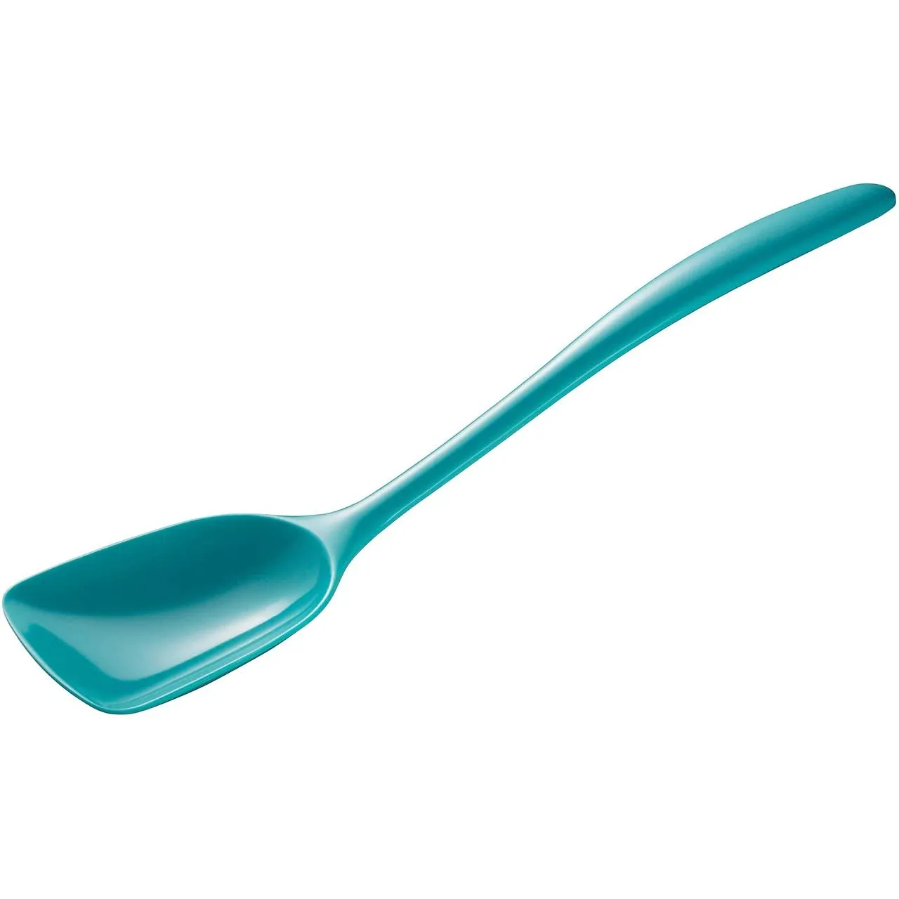 Hutzler 11-Inch Flat-Front Melamine Spoon, BPA-Free Heat Resistant Serving Spoon