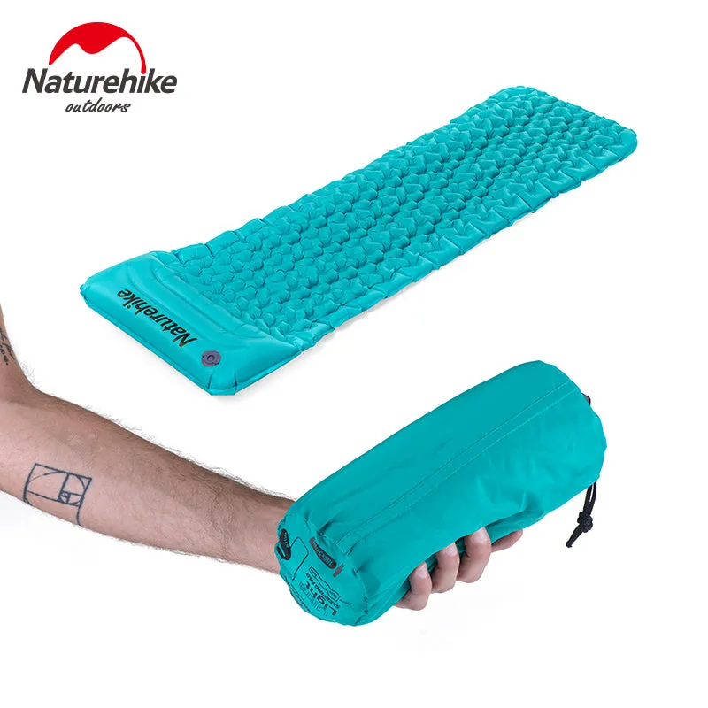 Inflatable Air Sleeping With Cushion Winter sale Pad Fashion-forward Sleeping Filling Mat Outdoor Fast Naturehike Camping Pillow Moistureproof Bag Mat 460g
