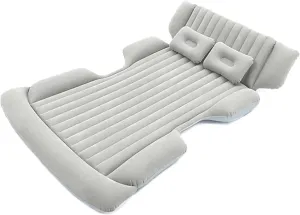 Inflatable Car Bed for Chevrolet Statesman Veritas Rezzo Equinox G2X Trailblazer Car Airbed Air Bed Travel Inflation Mattress Outdoor Travel Camping Sleeping Air Bed,Grey