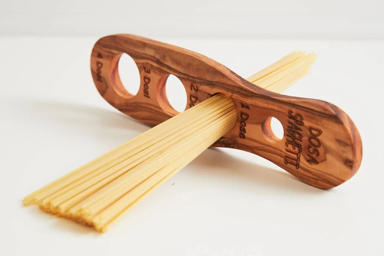 Italian Olivewood Spaghetti Measure