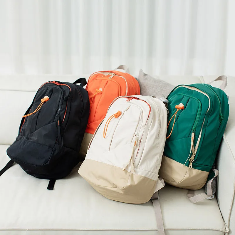Japanese Lotte Authentic Backpack Nylon Cloth Fashion Student Female Large Capacity Lightweight Travel Bag