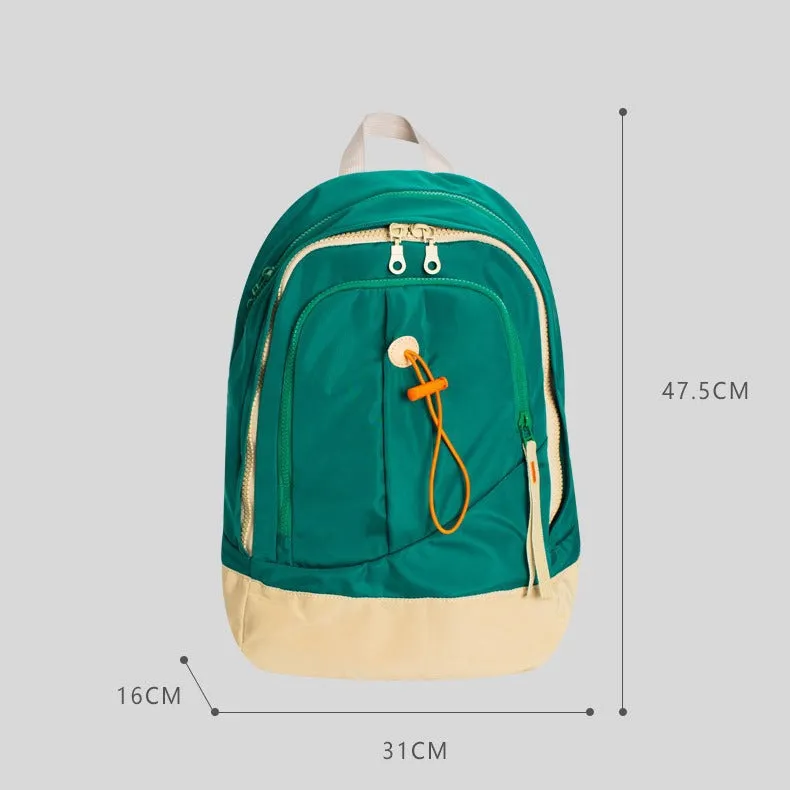 Japanese Lotte Authentic Backpack Nylon Cloth Fashion Student Female Large Capacity Lightweight Travel Bag