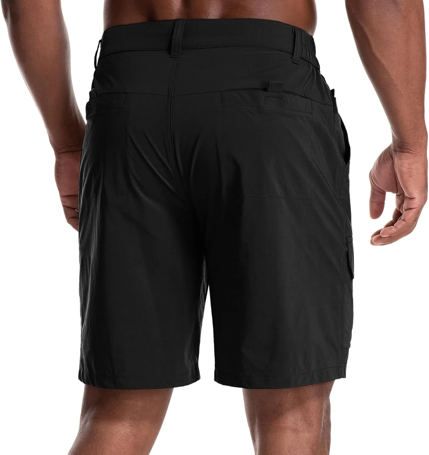 Jessie Kidden Mens Stretch Casual Lightweight Water Resistant Quick Dry Cargo Fishing Hiking Shorts