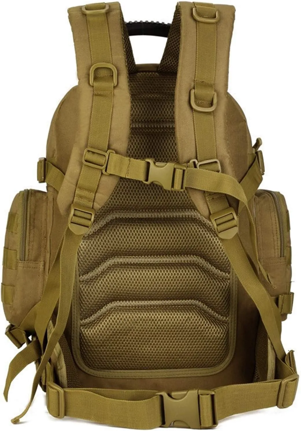 Jungle Leopard 40L Travel Rucksack Tsctical Backpack Army Molle Outdoor Sport Bag Men Camping Hiking Military (Color : S427-40L-CP)