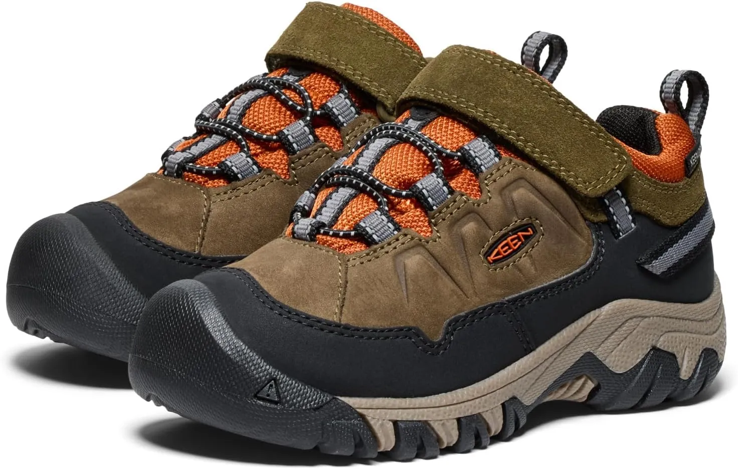 KEEN Unisex-Child Targhee 4 Low Height Durable Comfortable Waterproof Hiking Shoes