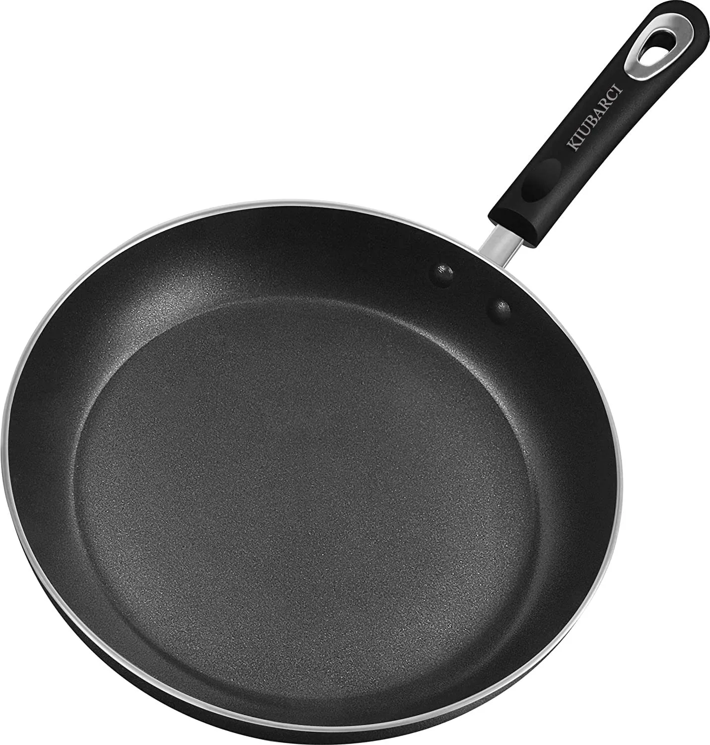 KIUBARCI Kitchen Nonstick Frying Pan - Induction Bottom - Aluminum Alloy and Scratch Resistant Body - Riveted Handle