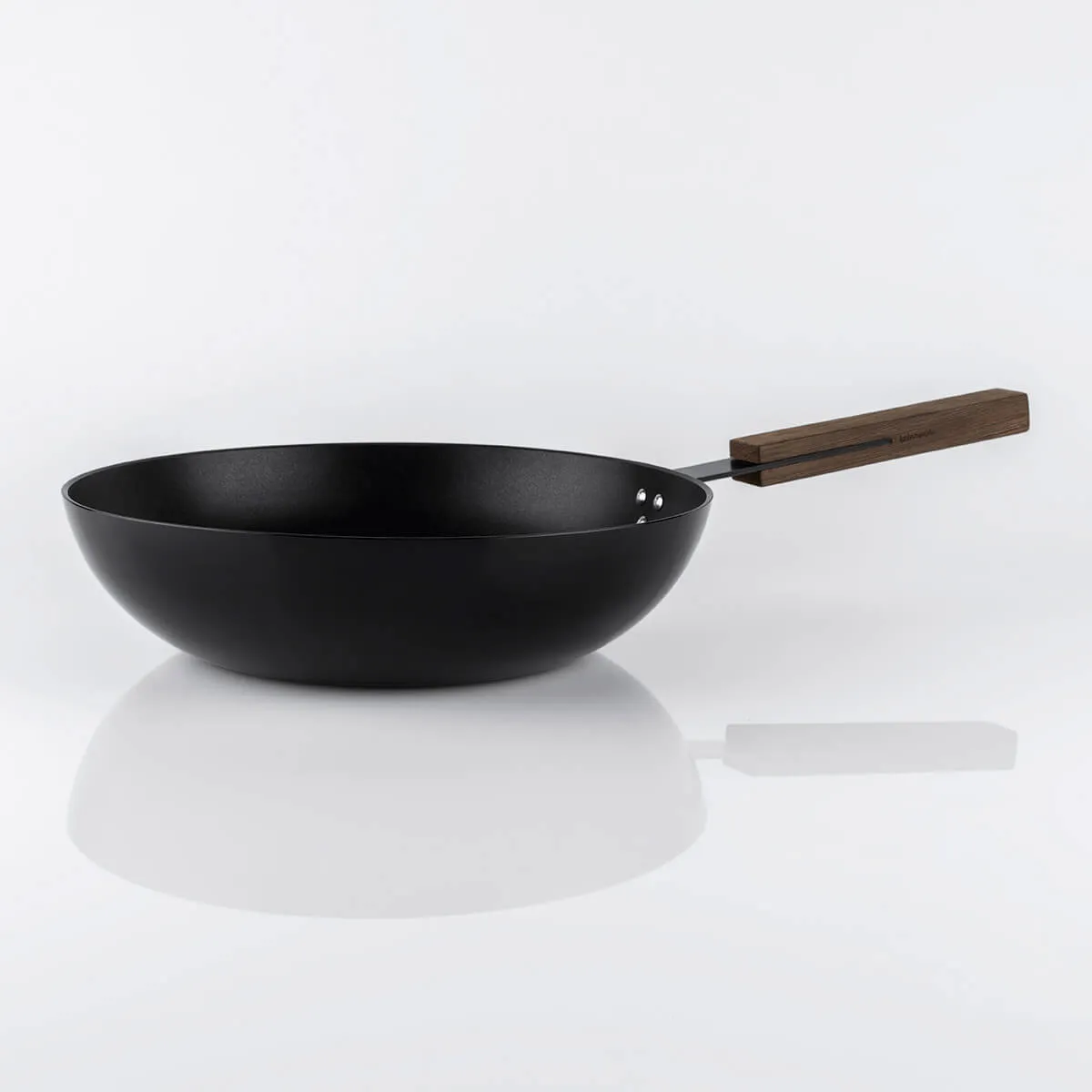 KnIndustrie Black Pasta Pan/Wok - black