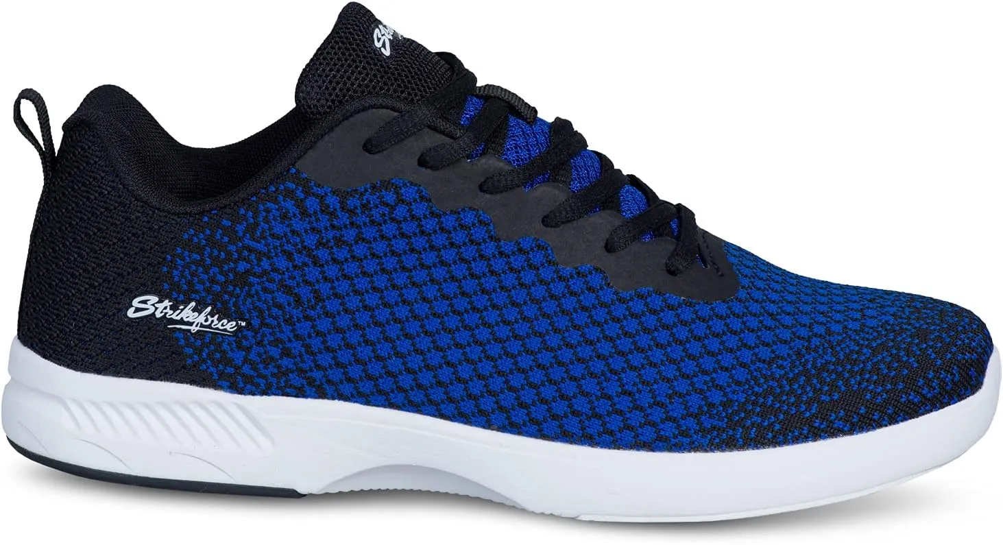 KR Strikeforce Mens Aviator Black BlueBowling Shoes