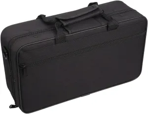 LADE Black Foam Padded Clarinet Storage Bag with Strap Thickened Ox Cloth Clarinet Case Holder Bag for Clarinet Accessory Ive Clarinet Bag for Travel and Storage