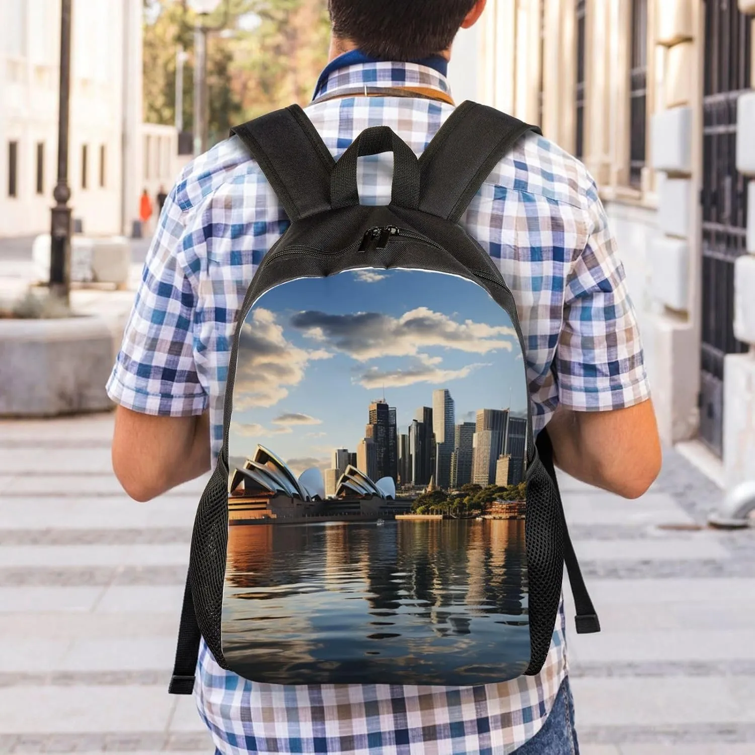 Laptop Backpack for Men Women Carry On Backpack City Sydney Backpack Lightweight Travel Bag Casual Daypack