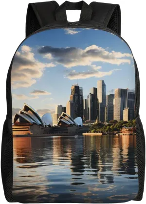 Laptop Backpack for Men Women Carry On Backpack City Sydney Backpack Lightweight Travel Bag Casual Daypack