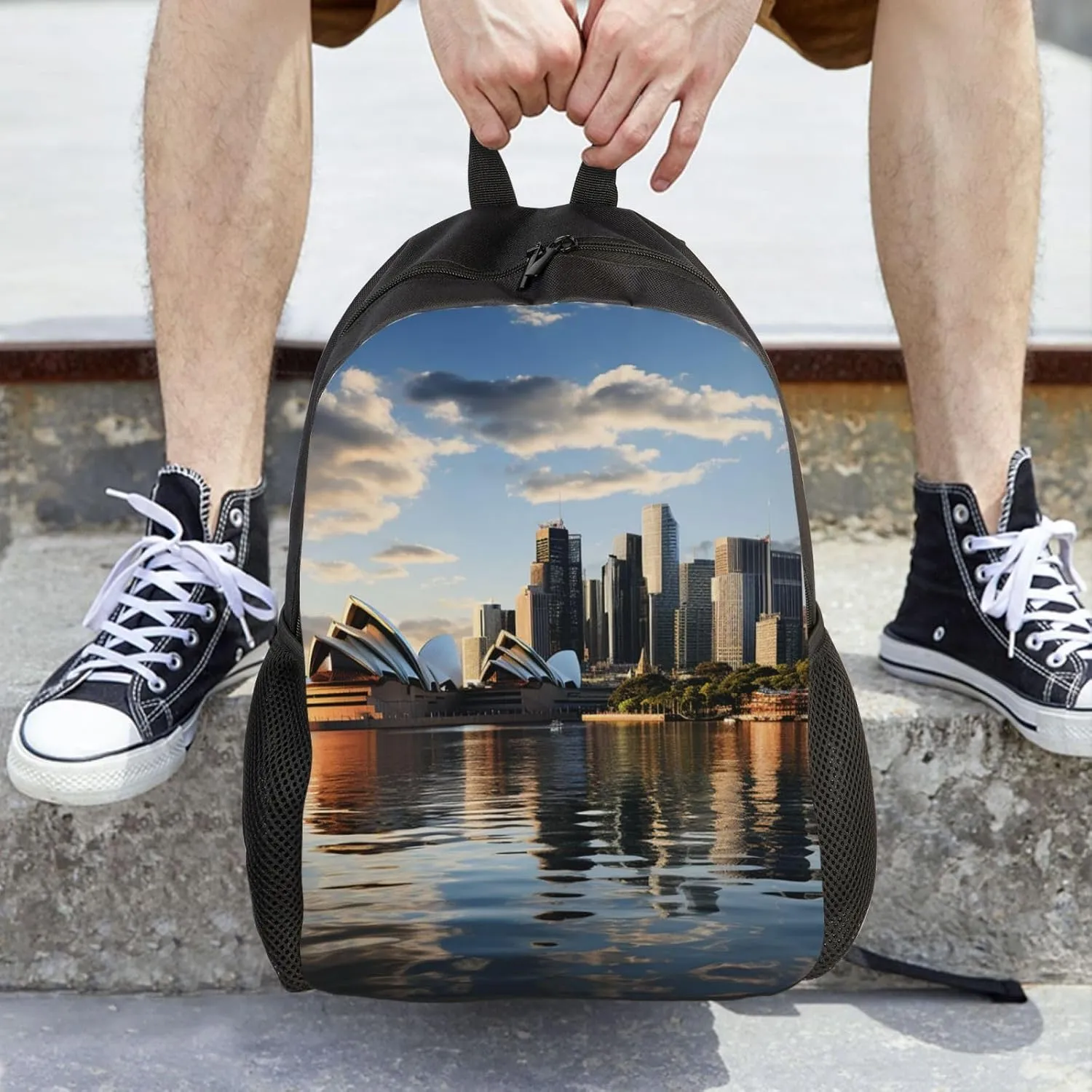 Laptop Backpack for Men Women Carry On Backpack City Sydney Backpack Lightweight Travel Bag Casual Daypack