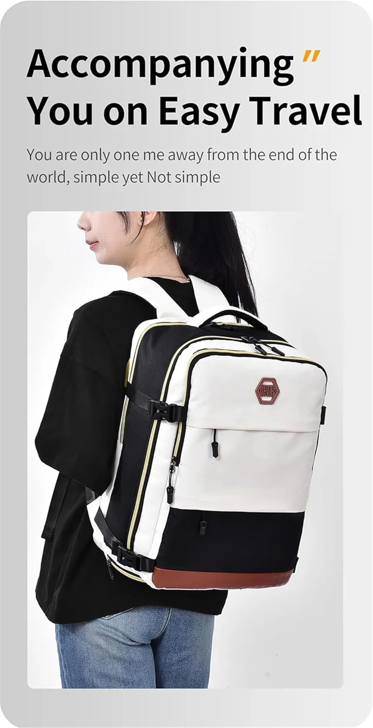 Large-Capacity Green Travel Backpack – Stylish & Lightweight Daily Outdoor Backpack for Women