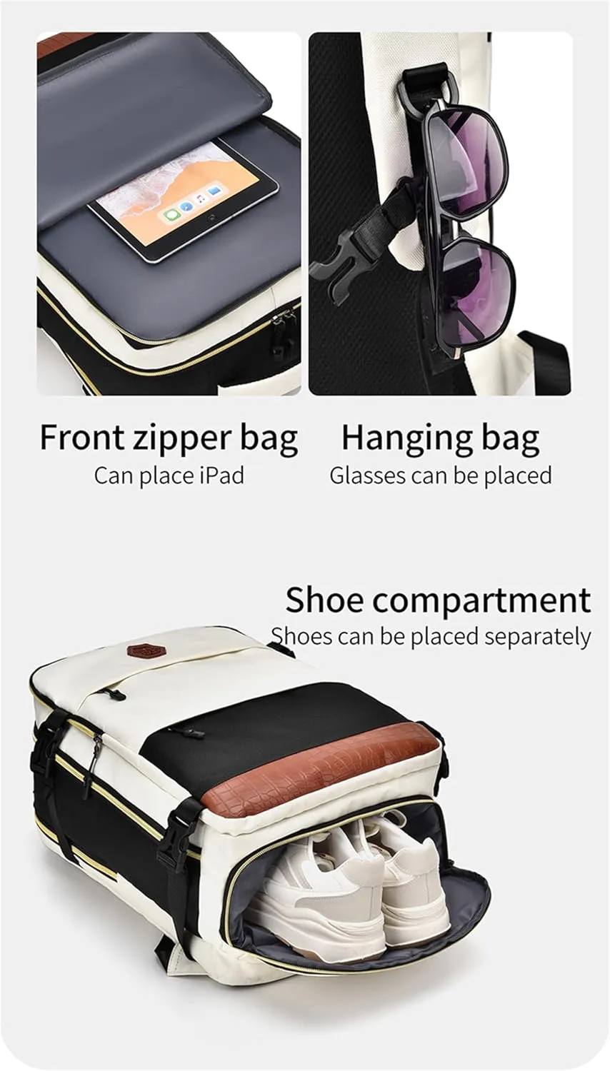 Large-Capacity Green Travel Backpack – Stylish & Lightweight Daily Outdoor Backpack for Women