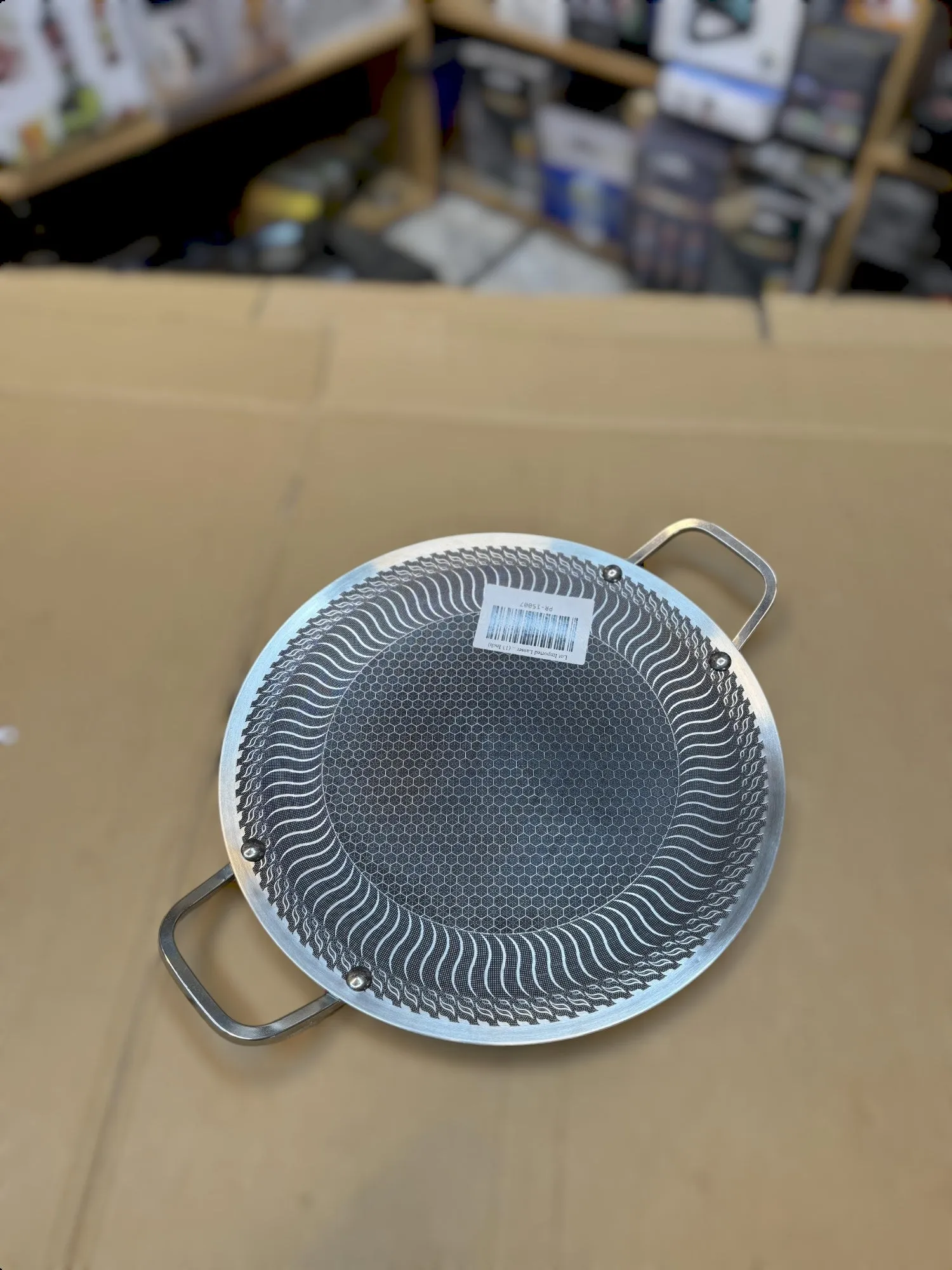 Laser Crafted Nonstick Honeycomb Tawa