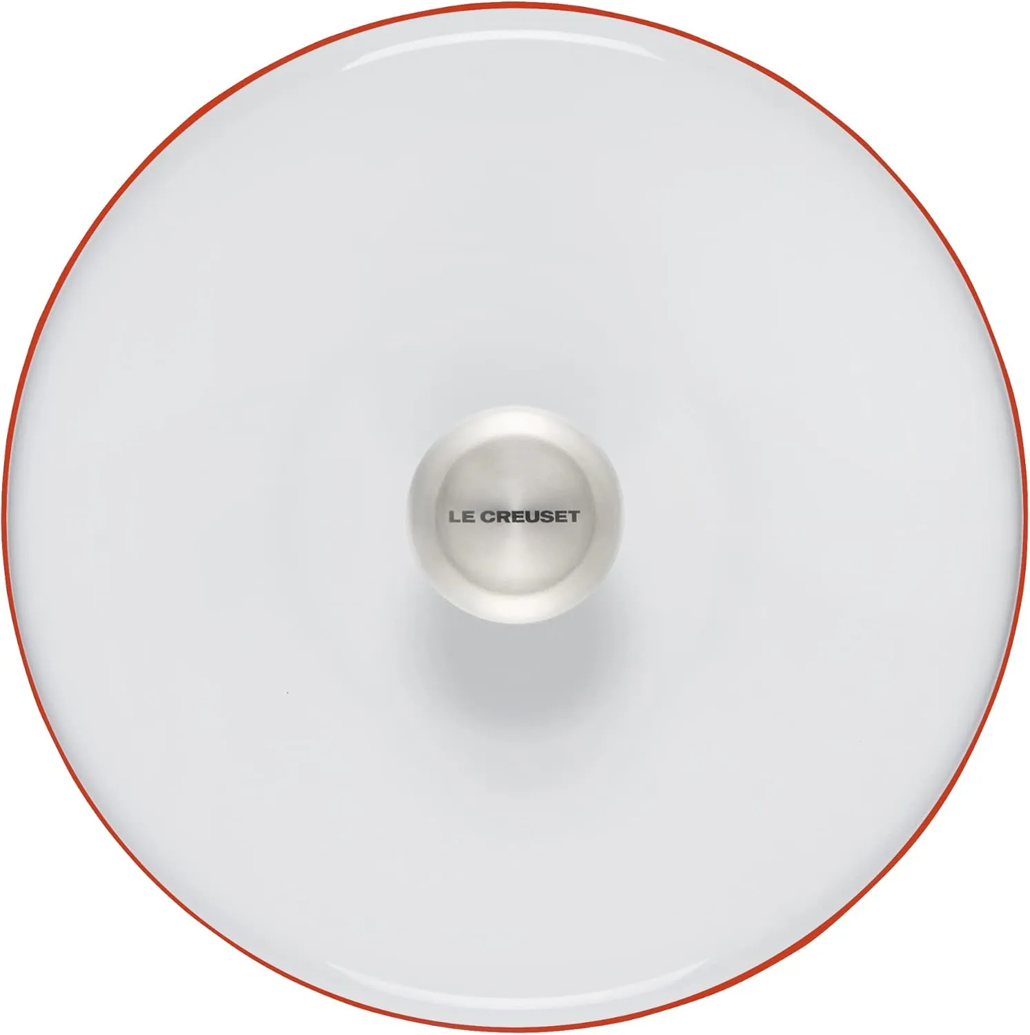 Le Creuset Enamel On Steel Stainless Steel Knob, 4.25qt, Orange Treat Jar, 4.25 Qt