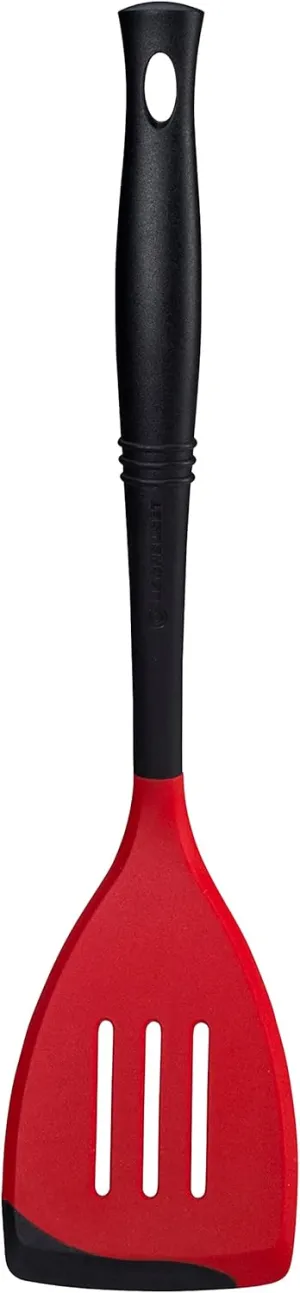 Le Creuset Revolution Bi-Material Slotted Turner, 13.5" x 2.5", Cerise