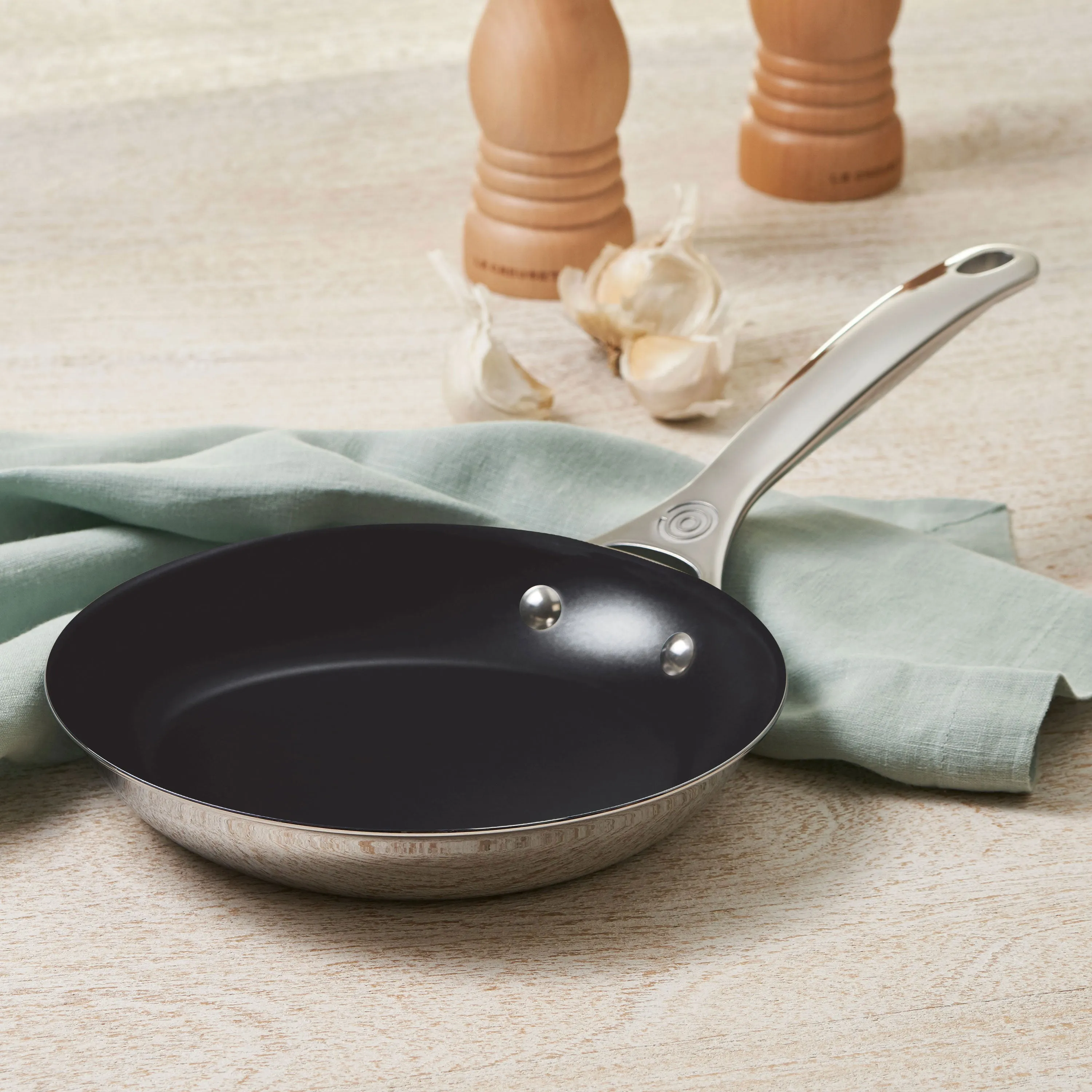 Le Creuset Stainless Steel 12" Nonstick Skillet