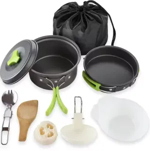 Lightweight Aluminum Hiking Cookware Set