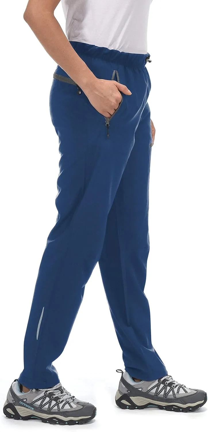 Little Donkey Andy Women's Lightweight Quick Dry Cargo Hiking Pants UPF 50  Stretch Travel Casual Trousers