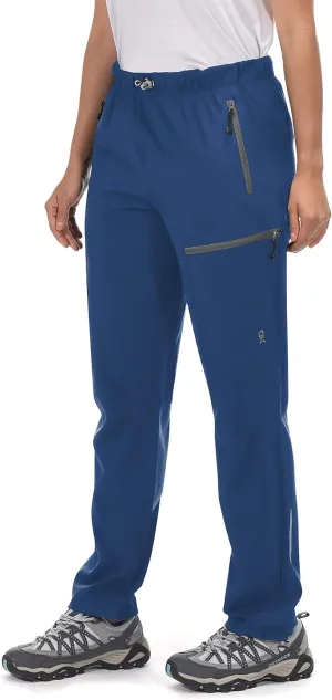 Little Donkey Andy Women's Lightweight Quick Dry Cargo Hiking Pants UPF 50  Stretch Travel Casual Trousers