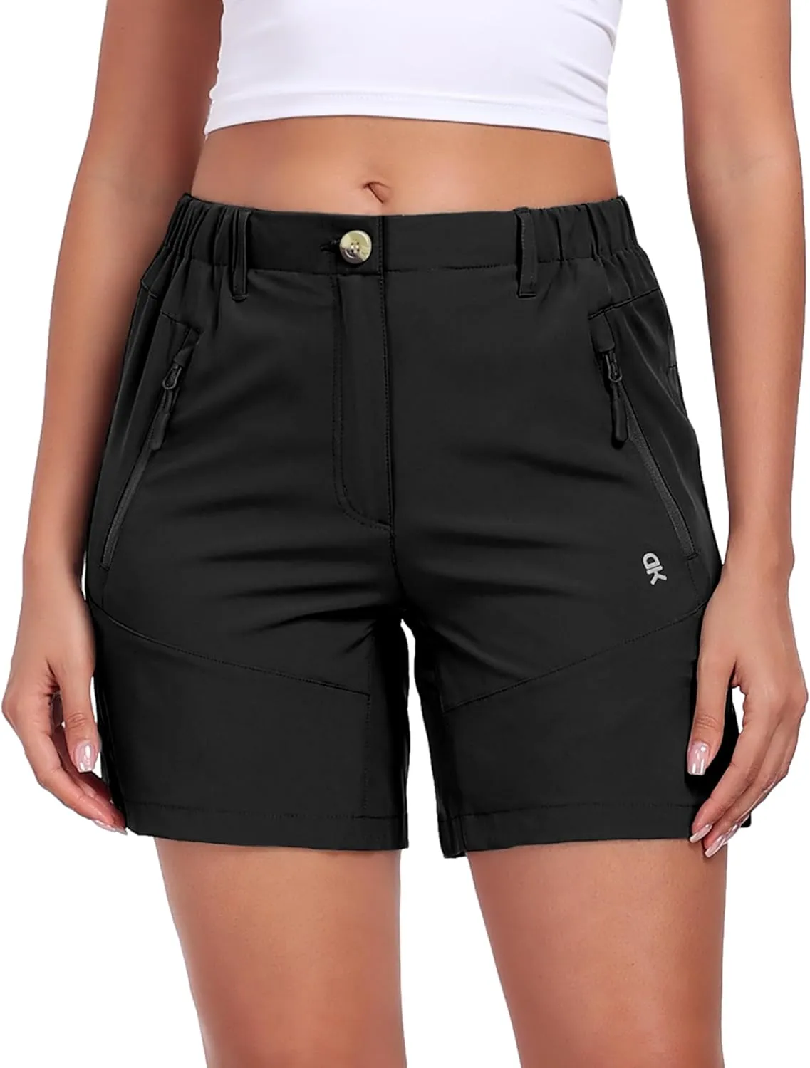 Little Donkey Andy Women's Quick Dry Lightweight Stretch Shorts Outdoor Short Active Hiking Golf